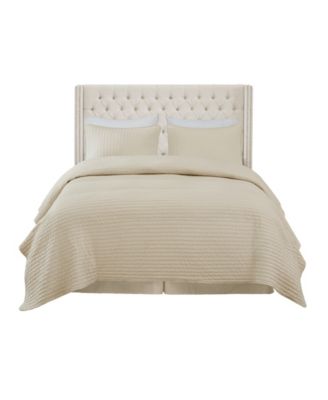 Madison Park Amelia Fabric Tufted Queen Headboard - Macy's