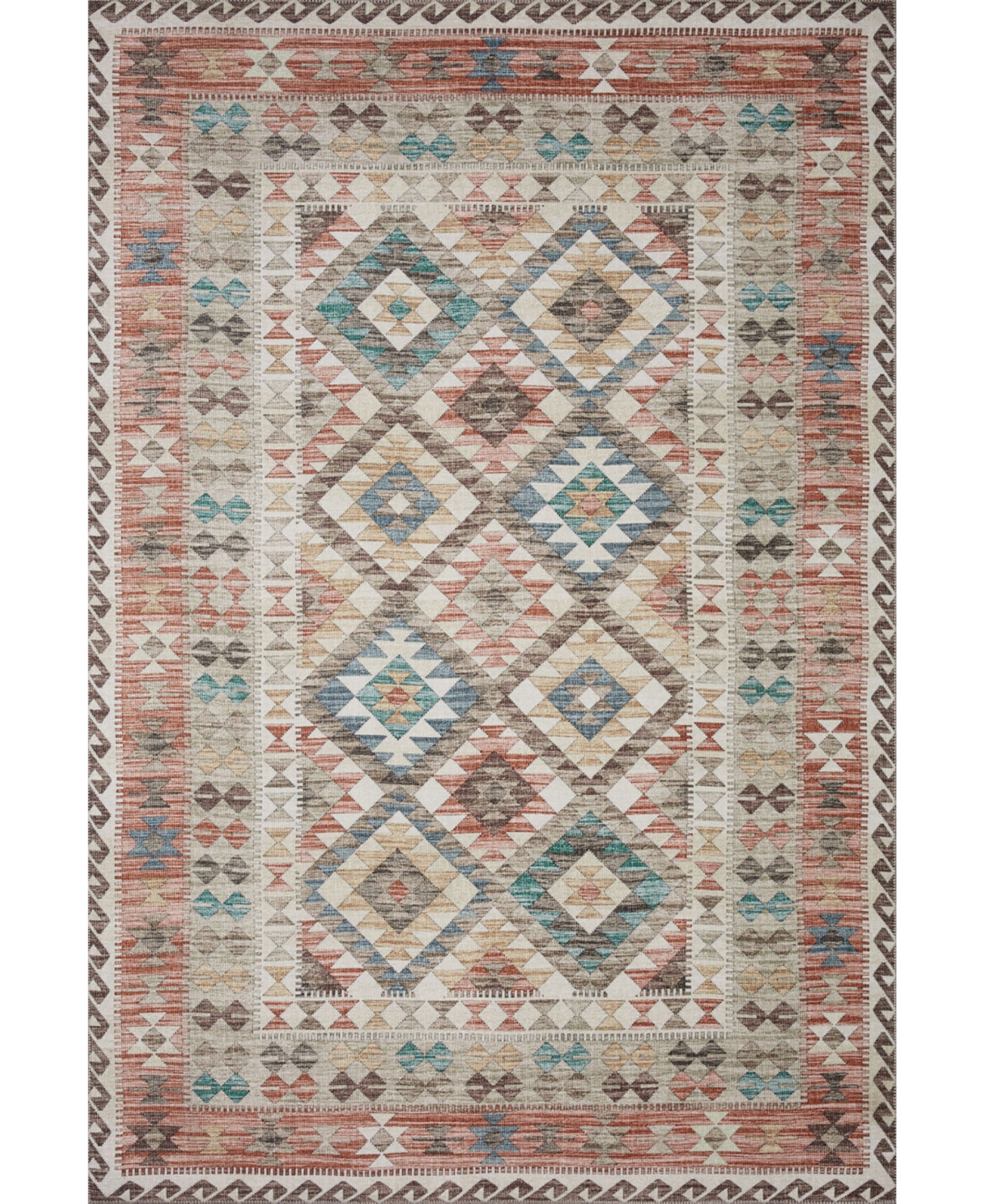 Loloi Ii Zion Zionzio-04 7'6in x 9'6in Area Rug - Multi