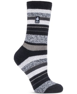 Heat Holders - Women's Lite Peony Multi Stripe Crew Socks