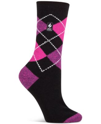 Heat Holders - Women's Ultra Lite Delilah Argyle Crew Socks