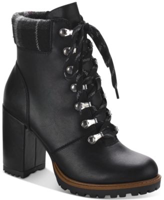 lace up boots macys