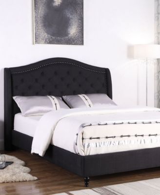 Myrick Upholstered Tufted Platform Bed, King