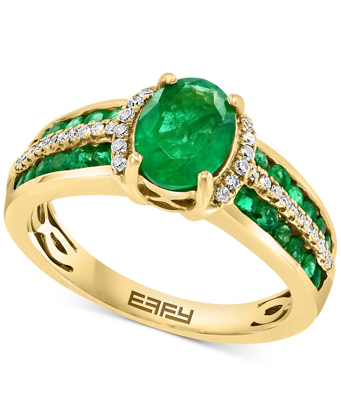 Macy's effy emerald ring top
