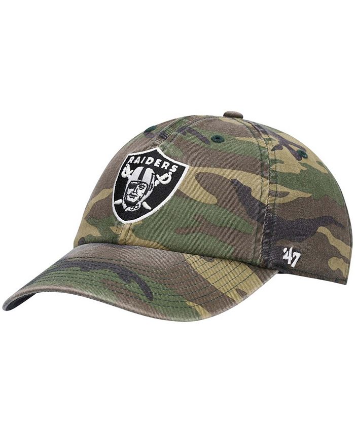 Las Vegas Raiders Men’s 47 Brand Clean Up Adjustable Hat