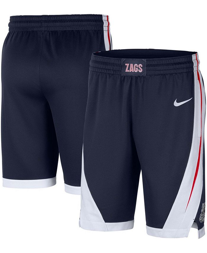 Nike Men's Gonzaga Bulldogs Blue Replica Basketball Shorts, Large