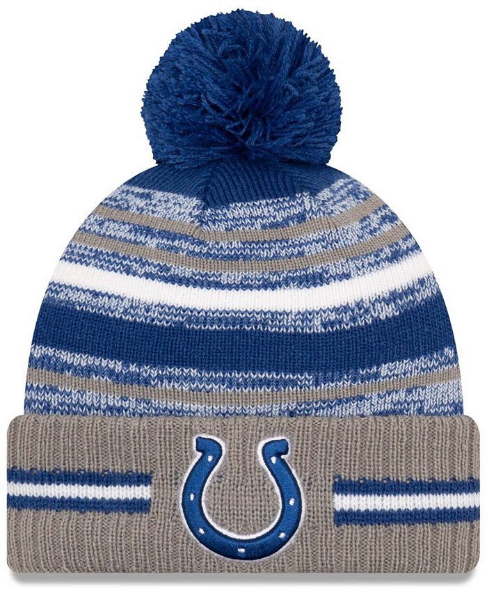 New Era Men's Indianapolis Colts 2021 Sideline Sport Official Pom