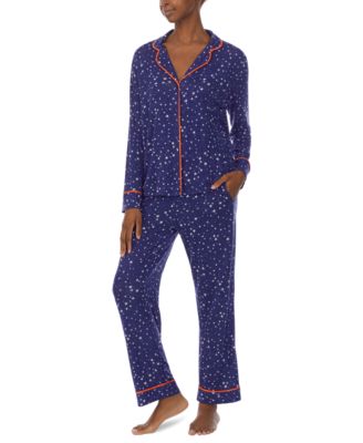 Refinery29 - Printed Notch-Collar Pajama Set