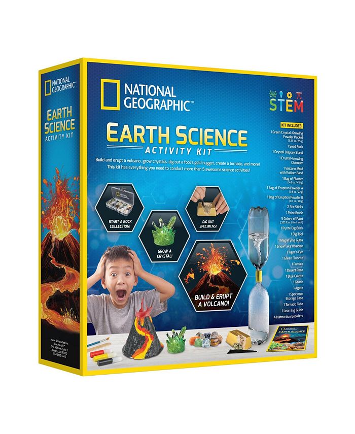 National Geographic Earth Science Activity Kit Macy