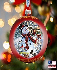 An Old-Fashioned Christmas Glass Ornament
