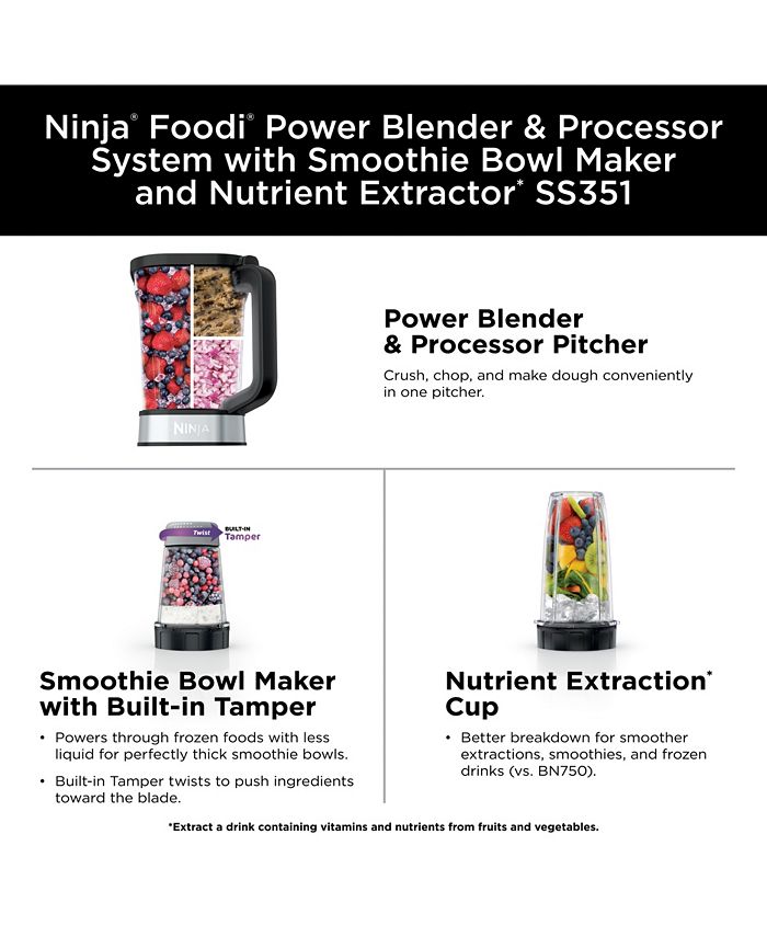 Ninja Foodi® Power Blender & Processor System with Smoothie Bowl Maker