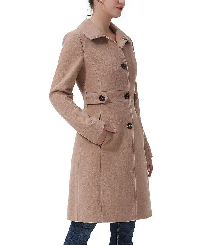 kimi + kai Women's Heather Wool Walking Coat & Reviews - Coats ...