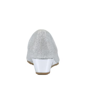 Women's Candra Peep Toe Wedge Dress Pumps