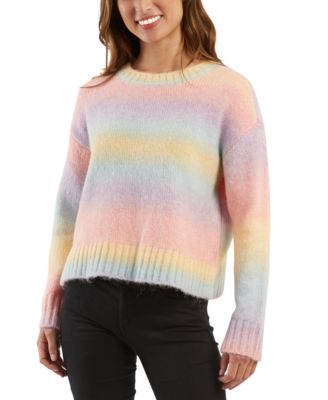 pastel stripe sweater