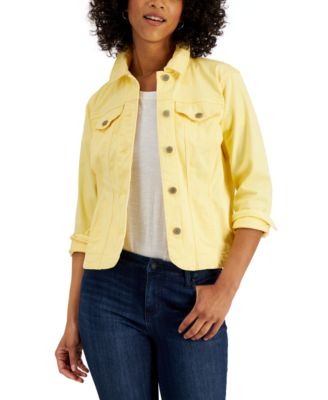 yellow summer jacket