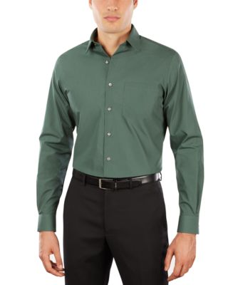 Van Heusen Men's Athletic Fit Poplin Dress Shirt - Macy's