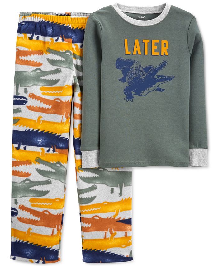 Carter's shop alligator pajamas