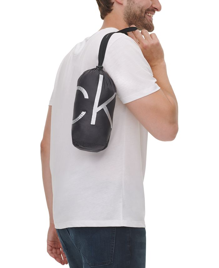 Calvin Klein Men's Hooded Packable Down Jacket, Created for Macy's