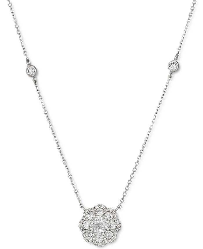 Macy's diamond shop station necklace