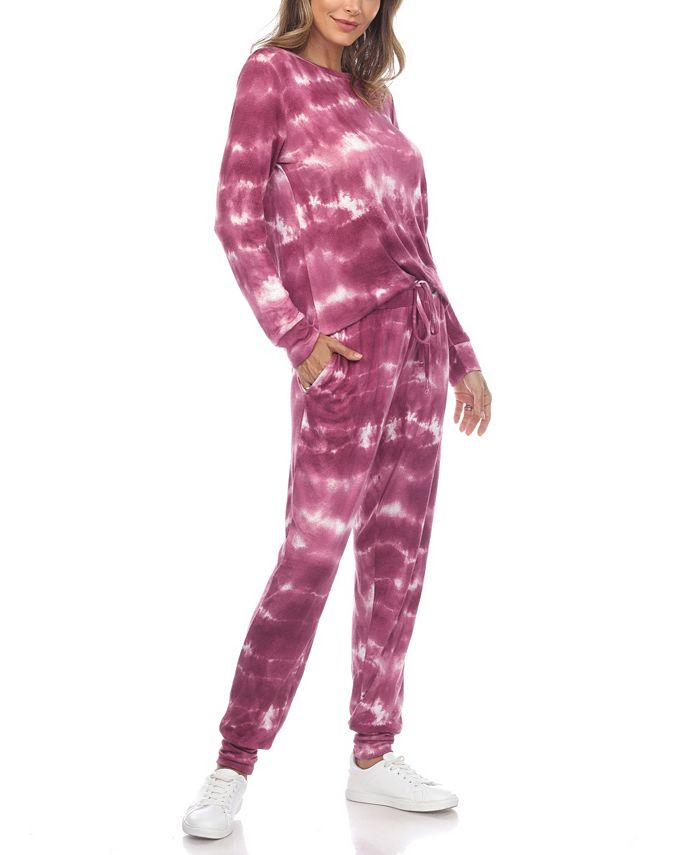 Two Piece Lounge Set with Tie Dye Details main image 0