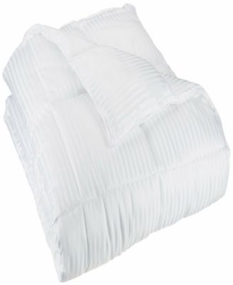 Striped Down Alternative Comforter, King