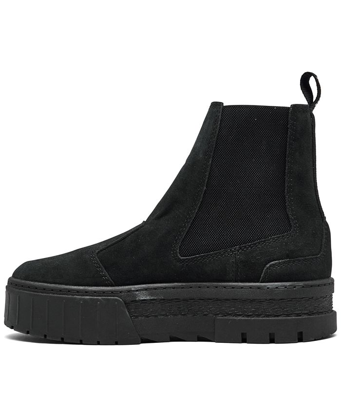 Puma Women's Mayze Suede Chelsea Boots from Finish Line - Macy's