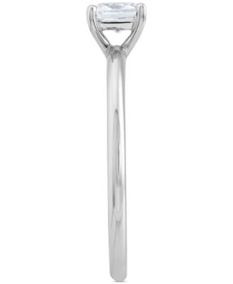 IGI Certified Lab Grown Diamond Princess-Cut Solitaire Engagement Ring (1/2 ct. t.w.) in 14k White Gold