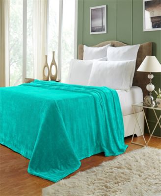 Wrinkle Resistant Plush Fleece Blanket, Full/Queen