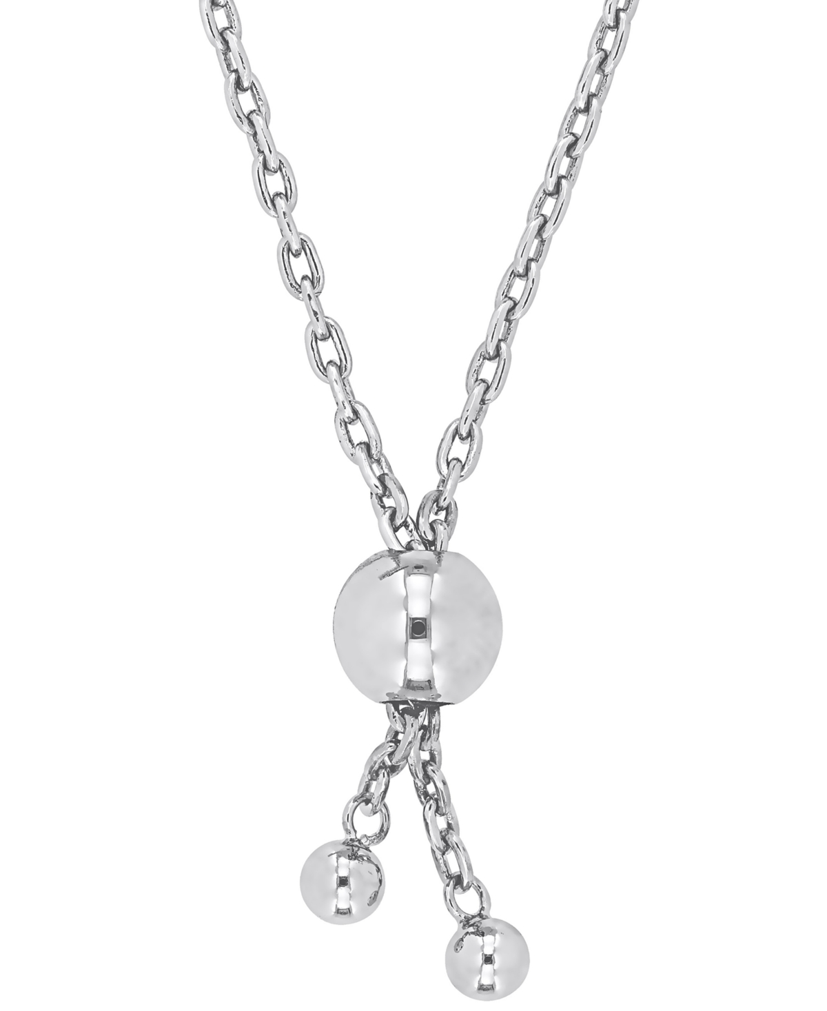 Lab-CreatedOval Halo Bolo Bracelet (3/4 ct. t.w.) in Sterling Silver - Moissanite
