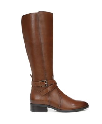 thin calf leather boots