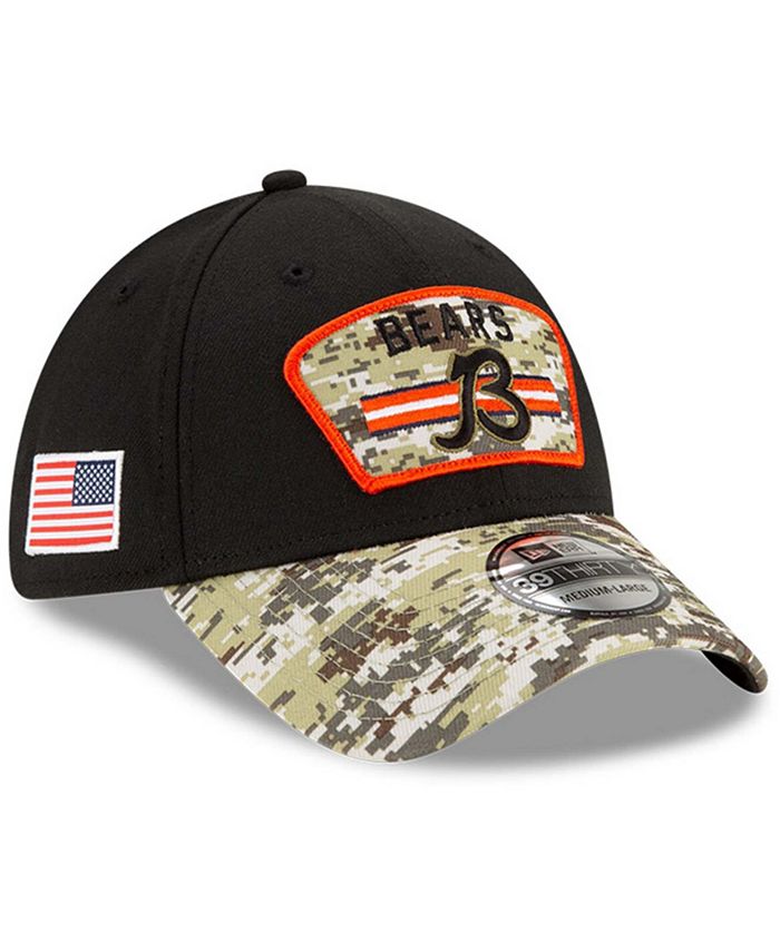 New Era Men's Camo Chicago Bears Punched Out 39THIRTY Flex Hat - Macy's