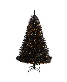 Artificial Christmas Tree with 400 Clear LED Lights and 1036 Tips, 6'