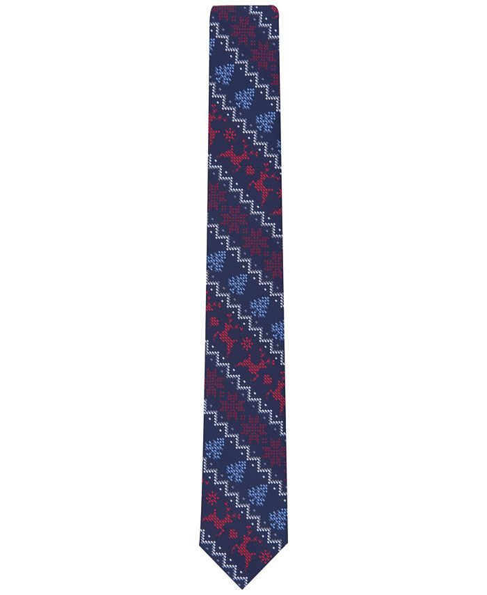 Bar III Men's Skinny Holiday Tie, Created for Macy's Macy's