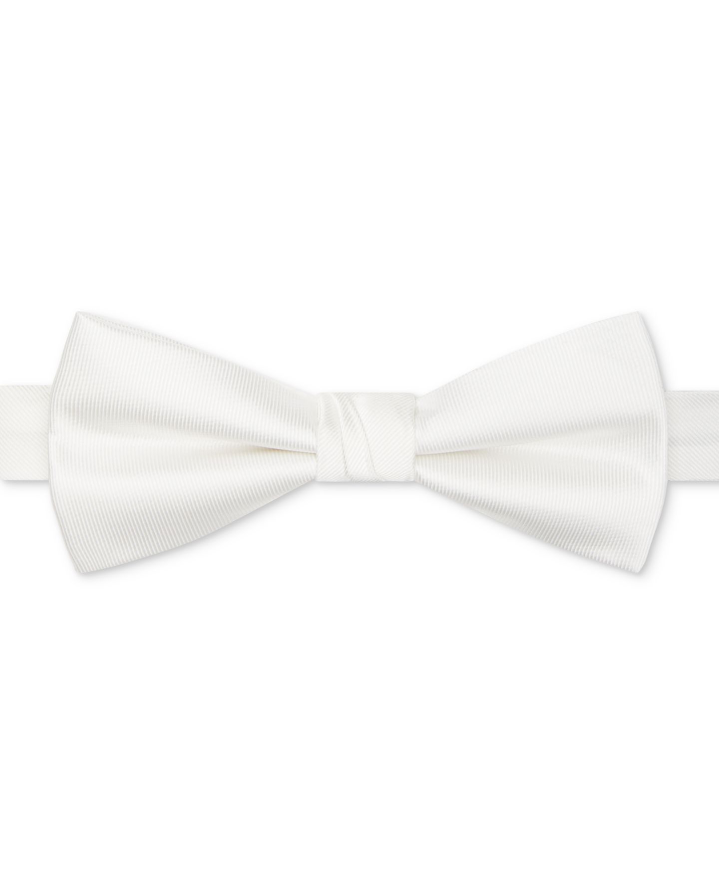 Мужские галстуки Calvin Klein Pre-Tied Unison Bowtie, цвет: Слоновая кость — фото 1