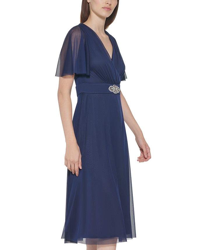 Jessica Howard Mesh Embellished Party Dress Macy's