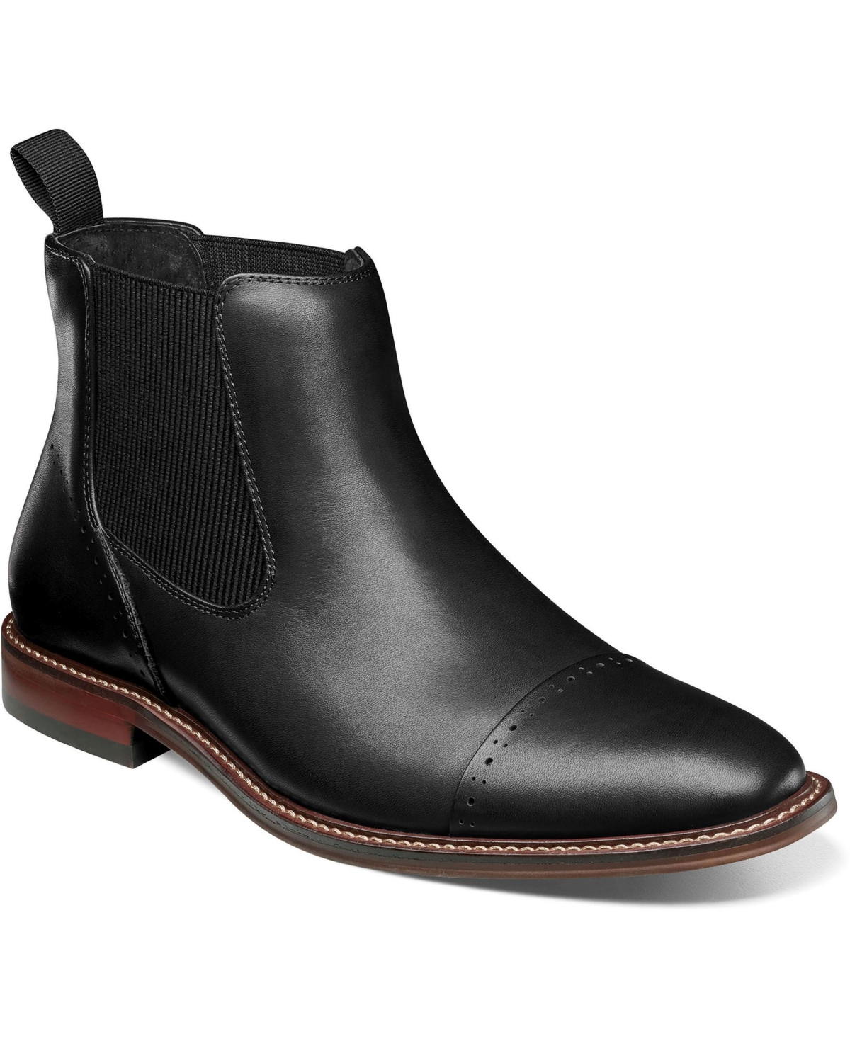 Men's Maury Cap Toe Chelsea Boots - Black