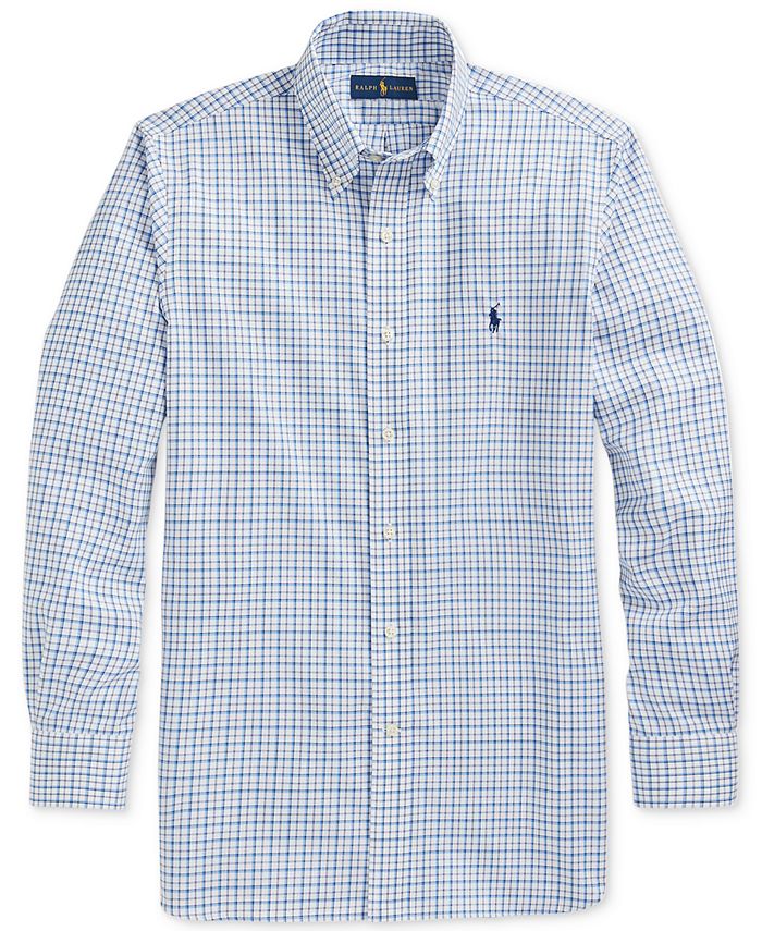 Polo Ralph Lauren Men's Classic-Fit Check Dobby Dress Shirt & Reviews - Dress Shirts - Men - Macy's