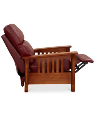 Harrison Leather Pushback Recliner