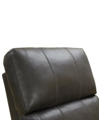 Harrison Leather Pushback Recliner, Created for Macy's