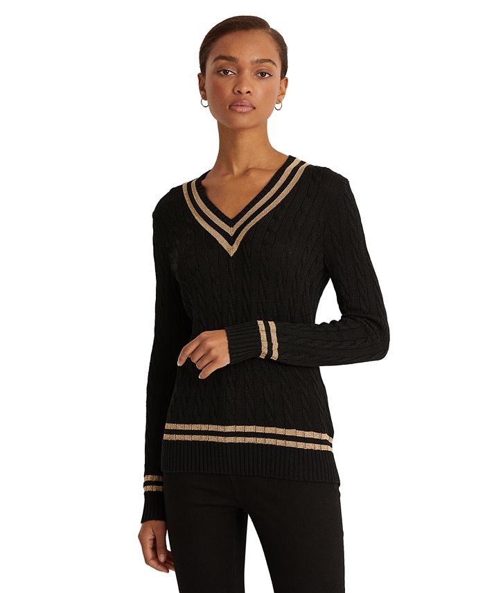 Lauren Ralph Lauren Long Sleeve Cricket Sweater Macys 