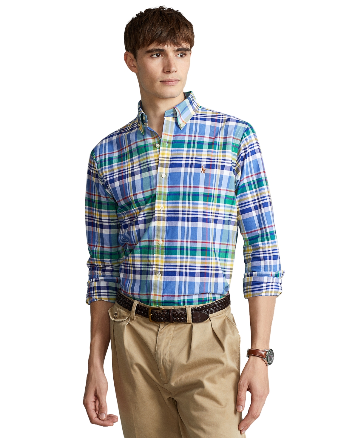 Polo Ralph Lauren Classic Fit Oxford Shirt -Red Multi