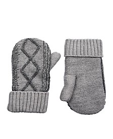 Women's Plaited Cable Mitten