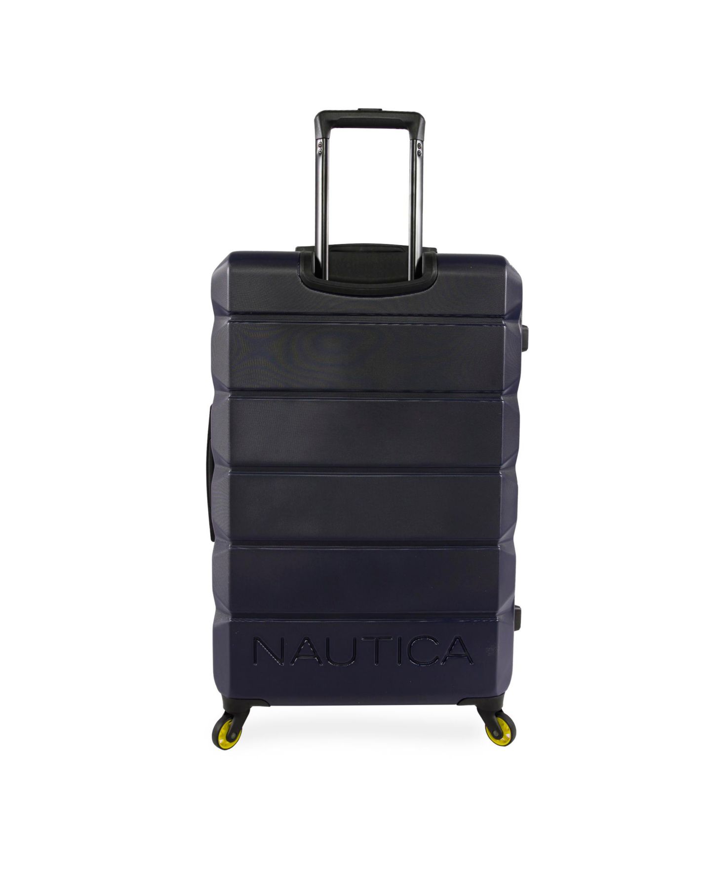 Чемоданы Nautica Lightview 3pc Hardside Luggage Set, цвет: Тёмно-синий / Жёлтый — фото 5