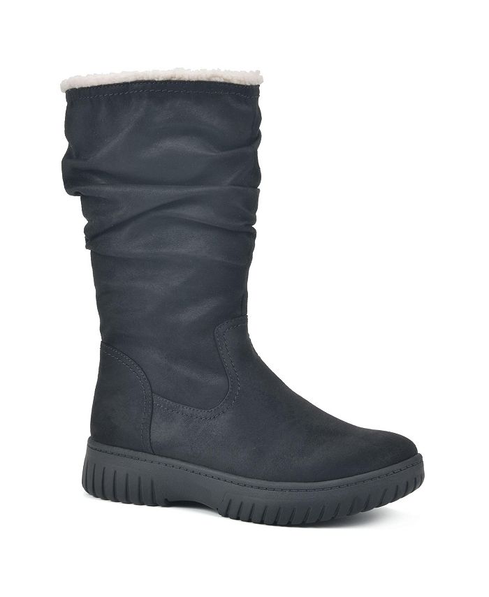 White mountain mid calf boots hot sale