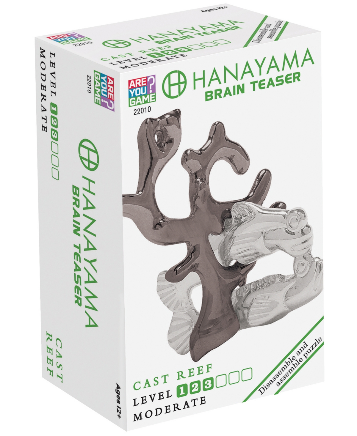 Shop Areyougame Hanayama Level 3 Cast Puzzle, 2 Piece In No Color
