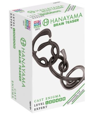 Hanayama Level 6 Cast Puzzle, 3 Piece - Enigma