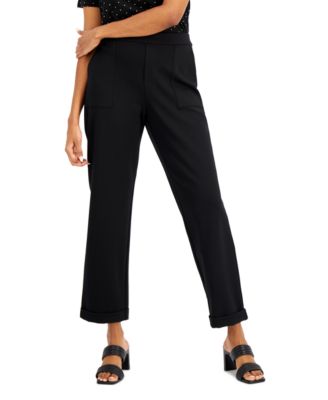 Macy's straight leg pants best sale