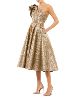 macy's silver cocktail dress