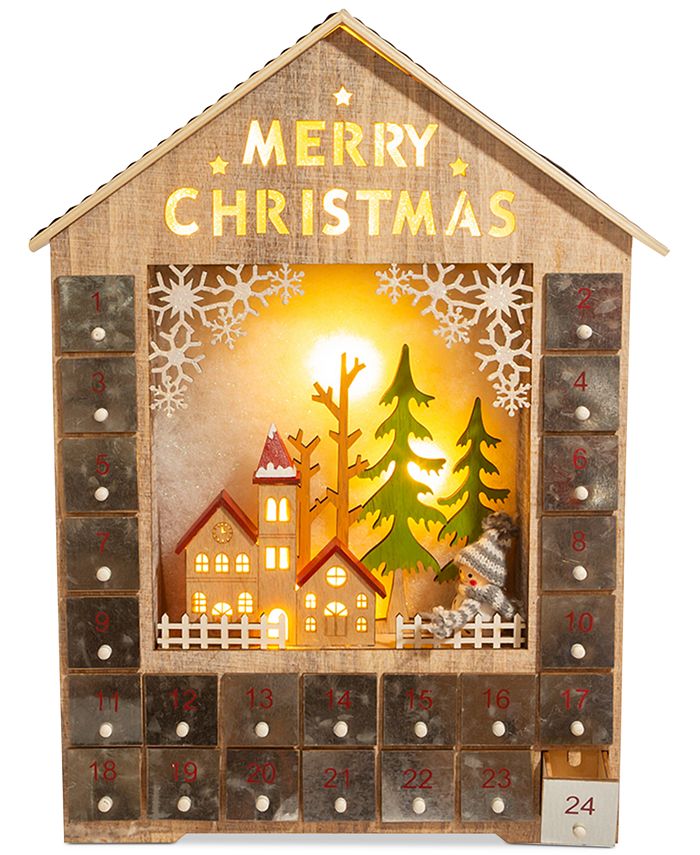 Kurt Adler LightUp Advent Calendar House Macy's