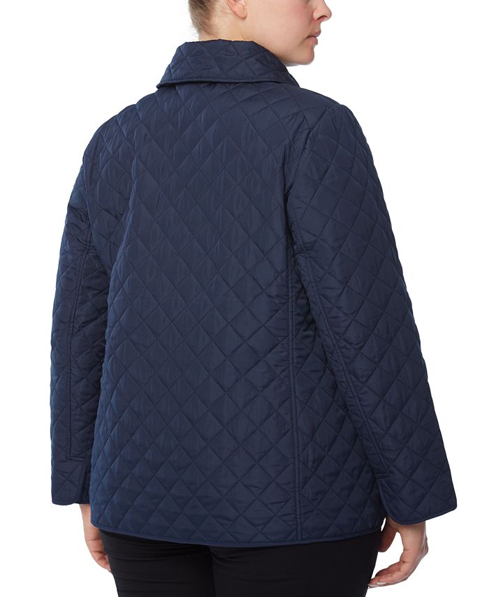 Jones New York Plus Size Quilted Jacket - Macy's