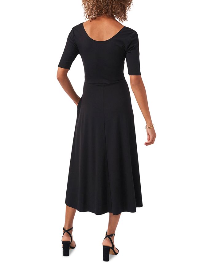 MSK Fit & Flare Midi Dress - Macy's